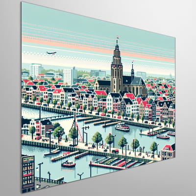 Kunstprint | Wanddecoratie | Dibond | 20 × 20 cm