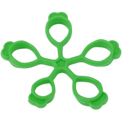 Étireur de Doigts en Silicone Forme de Fleur Ressort Décompression Renforceur de Poigne pour Bureau Extérieur 5KG-11LB