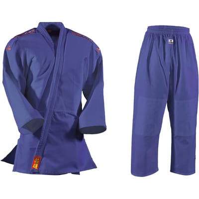 Kimono judo met schouderstrepen voor kinderen Danrho Yamanashi