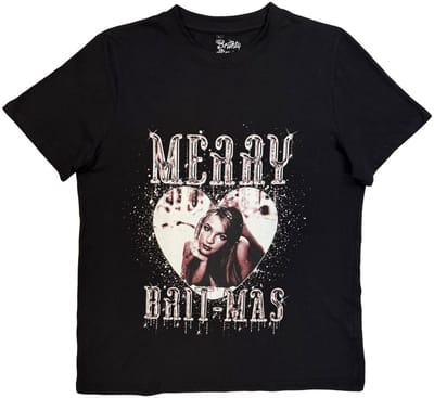 Britney Spears - Merry Britmas Dames Tshirt - S - Zwart