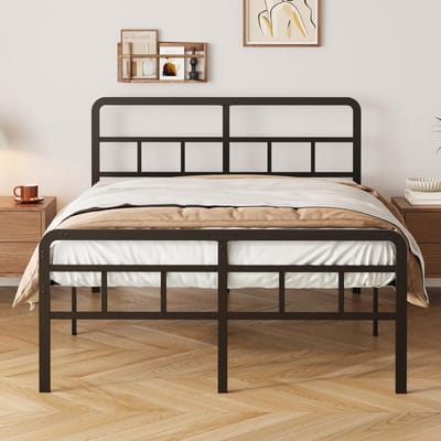 LunaSteel Luxe Metalen Bedframe 180x200 - 180x200 cm - Arqam