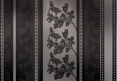 Fotobehang  Floral Pattern | XL - 208cm x 146cm | 130g/m2 Vlies