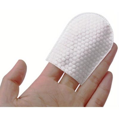 120 stuks U-vormige zak watjes make-up remover katoen gezichtsmake-up zachte vloeibare foundation crème remover pads 120pcs