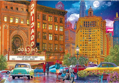 Legpuzzel - Puzzel 1500 - Ontspanning Thuis - Premium Kwaliteit - 58 x 84 cm - Chicago