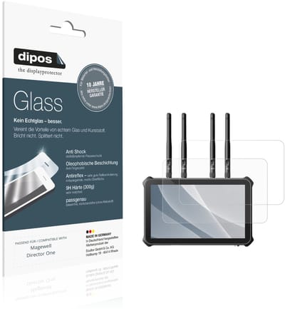 dipos – 2x Matte Pantserfolie geschikt voor Magewell Director One | 9H Screenprotector