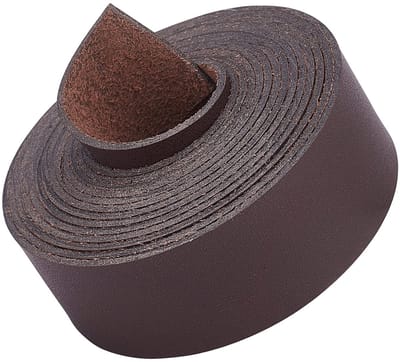 Store_7 - Donkerbruine leren riem - Do It Yourself - 2,5 cm breed - Knutselprojecten - Meubelhandgrepen - Geschikt voor kleding en sieraden