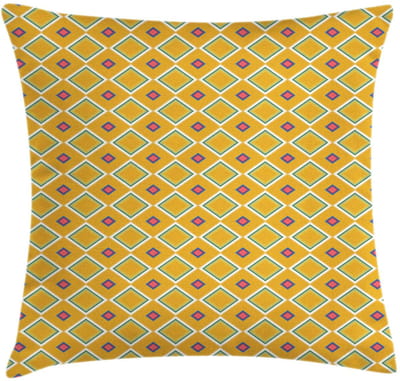 ABAKUHAUS Geometrische Rhombus-kussenhoes – Dubbelzijdig bedrukt, 50x50 cm