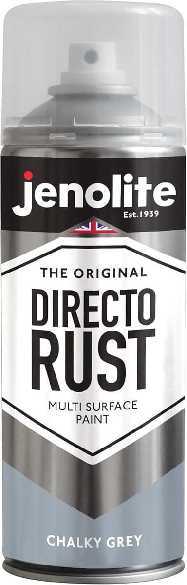 Krijtverf Spuitbus Grijs Mat Krijt Krijtlook Voor Tuinmeubels Hout Steen Metaal Kunststof 400ml