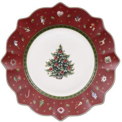 Villeroy & Boch Toy's Delight Ontbijtbord - 24 cm - Wit - Kerst