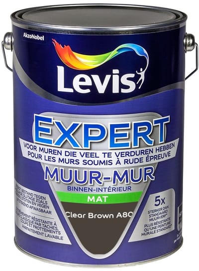 Levis - Expert Muur Binnen Mix - Clear Brown A80 - Mengverf - 5 L