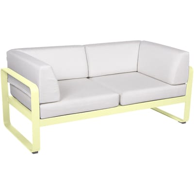 Fermob BELLEVIE club sofa 2 zits - A6 citroensorbet - 81 witgrijs