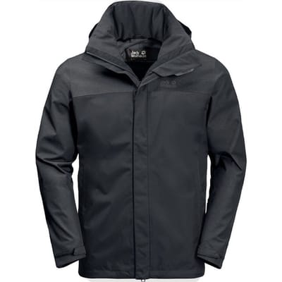 Jack Wolfskin Tech Lab 3L heren zwart jack