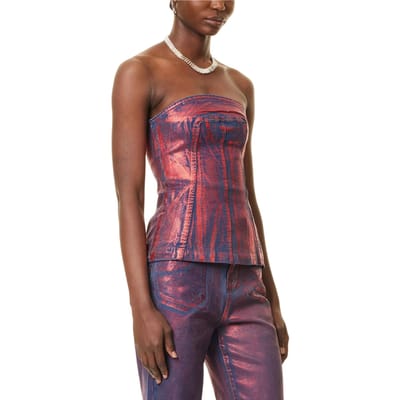 AmyLynn Dames/Dames Bustier Tube Top (Rood)