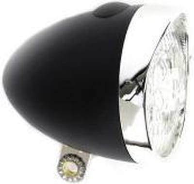 IKZI LIGHT retro koplamp zwart OEM