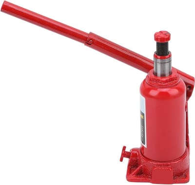 Auto Krik - Hydraulische Krik - Voertuig Onderhoud - Robuust Gietstuk - 4 Ton Capaciteit - Rood