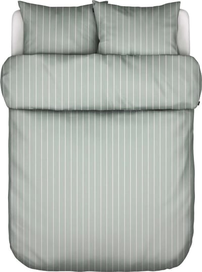 Marc O'Polo Torsken Dekbedovertrek Smoke green - Lits-jumeaux – 240x200/220 cm + 2 kussenslopen 60x70 cm