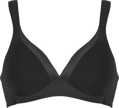 Naturana - Soft bh met glansband - 5119 - Zwart - 70A