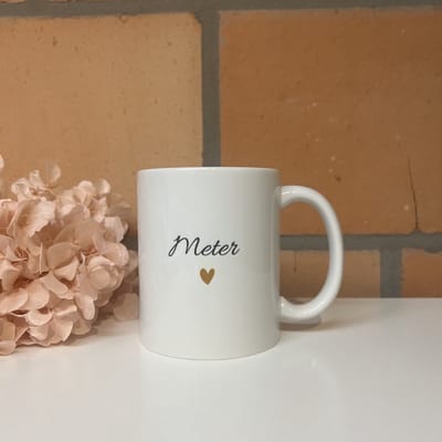 Mok liefste METER | METER | liefste meter | meter vragen | meter worden | peettante vragen | peettante worden | cadeau | geschenkdoos | giftbox