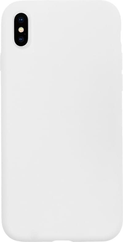BMAX Siliconen hard case hoesje geschikt voor Apple iPhone Xs Max / Hard Cover / Beschermhoesje / Telefoonhoesje / Hard case / Telefoonbescherming - Wit