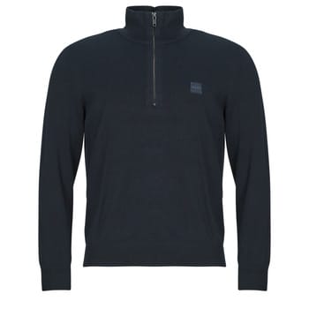 BOSS Kanobix Half Zip Trui Donkerblauw - Maat XXL - Heren - Quarter zip