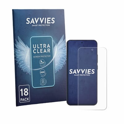 Savvies - Screenprotector voor Oppo Reno 13 - Folie Beschermfolie transparant 18 Stuks