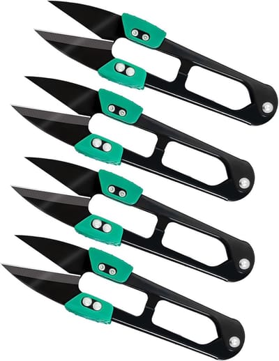 Set van 4 Stuks Scherpe Bonsai Scharen, Planten Scharen, Kleine Snoeischaren voor Precisiewerk en Borduurwerk