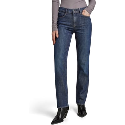 G-Star Strace Straight Worn In Deep Marine Taglia: W24L32 | Pantaloni Outlet | Donna