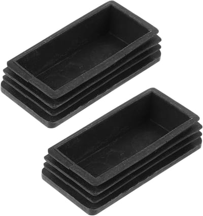 Laddervoet Beschermers - Ladder Pads - Veilige Stabiliteit - Slijtvast Rubber - 5x2.5x1.3CM - Zwart