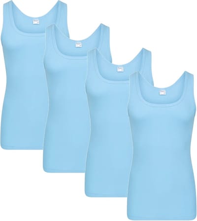 Beeren heren hemd - 4-pack - maat XL - bleu