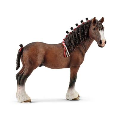 Schleich Paarden Clydesdale hengst speelgoedpaard realistisch.
