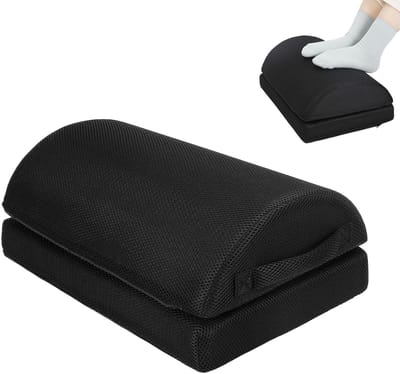 Unyqoos® Bureauvoetensteun met ergonomisch traagschuim en antislipfunctie voor ultiem comfort