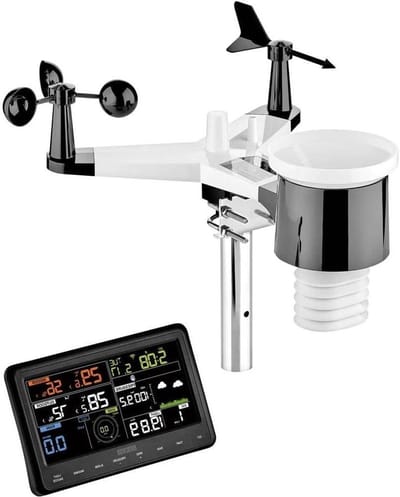 Weerstation - Weervoorspeller - Binnen Weer - Kleurenscherm WiFi - 240 Gram - Multicolor