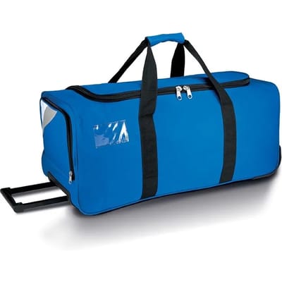 PROACT® Grote sporttas op wieltjes - 65 L PA534 - Royal Blue / White / Light Grey - One size