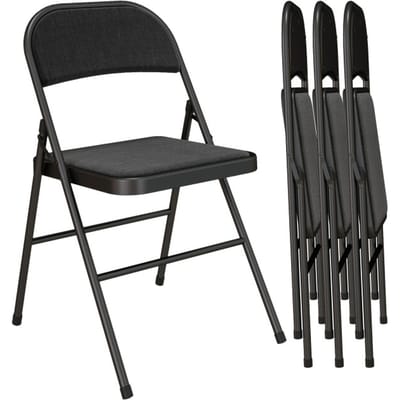 4goodz 4 stuks stevige klapstoelen van kunststof max 120 kg -