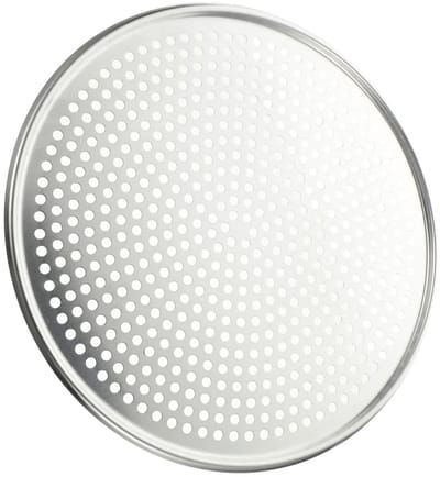 Ronde Pizza Bakplaat – Multifunctionele Bakvorm met Gaatjes – Voor Pizza, Pannenkoeken & Gelijkmatige Warmteverdeling – Hoogwaardig en Gebruiksvriendelijk