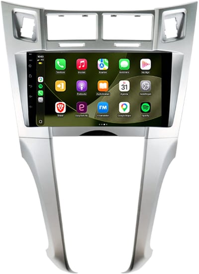 Carplay autoradio geschikt voor Toyota Yaris | 2005 t/m 2012 | Android 13 | Draadloos Apple Carplay & Android Auto | 2GB + 32GB | 8-Core processor | Davilon | 2025 model | 2005 2006 2007 2008 2009 2010 2011 2012 | Bluetooth & Wifi