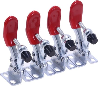 WiseGoods Premium Toggle Klemmen Set - Gereedschap - Tool - Handgereedschap - Tools - Klem - Houtbewerking - Lijmklem - 4 stuks