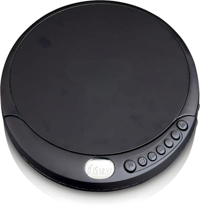 AHD® CD Speler - Draagbare CD Speler - Portable CD Speler - Zwart - 15cm x 14cm x 3cm