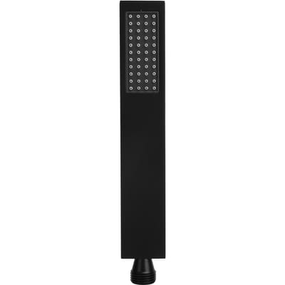 G1/2 Platte Vierkante Vorm Douchekop Handheld Volledig Koperen Douchespray voor Badkamer(Mat Zwart ) mat zwarte kleur