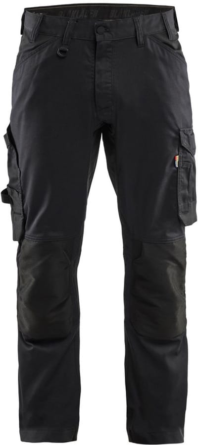 Werkbroek 2-Weg Stretch 1751-1832-9900 Zwart C154