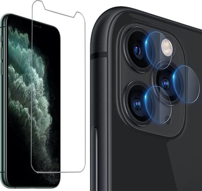 Geschikt voor iPhone 11 Pro Screen Protector Glas en Camera Screenprotector