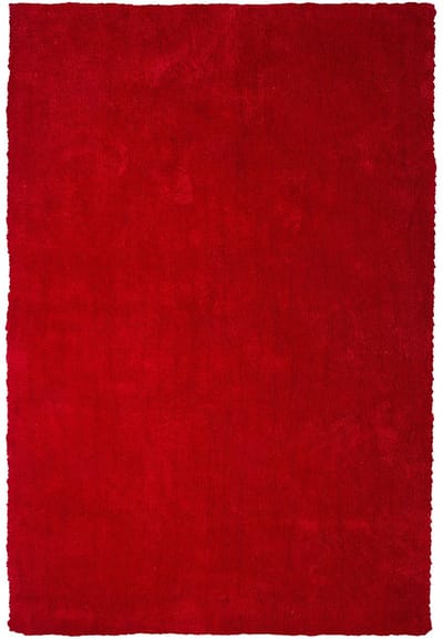 DEMRE - Shaggy vloerkleed - Rood - 160 x 230 cm - Polyester