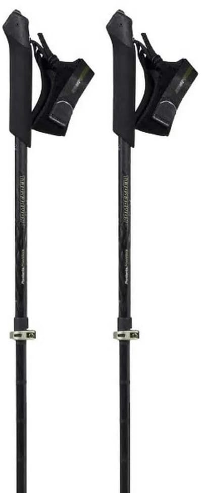 Komperdell Poniente Carbon Vario Stokken Zwart 105-125 cm