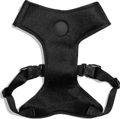 Zee.Dog Harnas Mesh Gotham Zwart - Hondentuig - 19-24x33-41 cm
