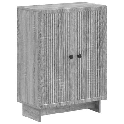 vidaXL - Badkamer - Opbergkast - EDE - Grijs - Sonoma - 59,5 - x - 31 - x - 80 - cm