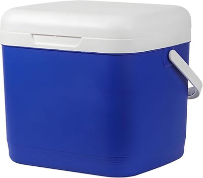 Draagbare Koelbox - Thermobox Voedseltransport - Kamperen Picknicken - Houdt 24 uur koud - 25 Liter Inhoud - Blauw