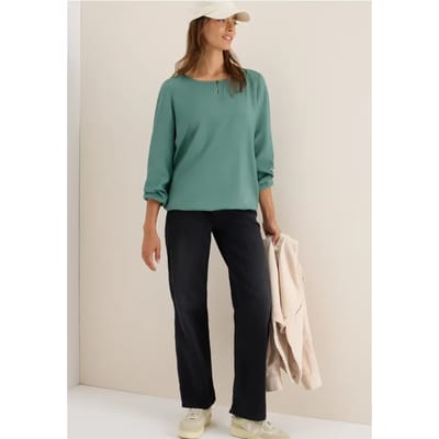 Blouse in effen kleur