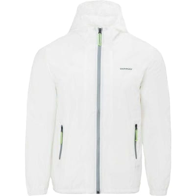 Donnay Heren Lichtgewicht Jas met Capuchon (Wit)