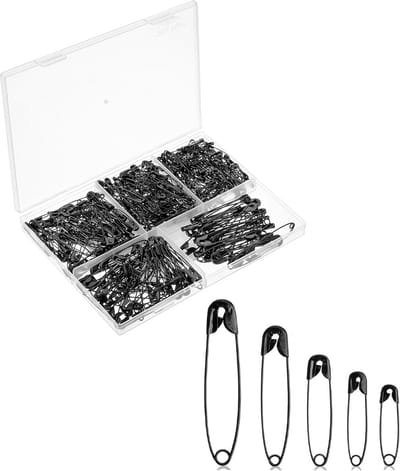 Veiligheidsspelden Assortiment - Kleding Spelden - Klusjes en Knutselen - Roestvrij Staal - 400 Stuks - Zilverkleurig