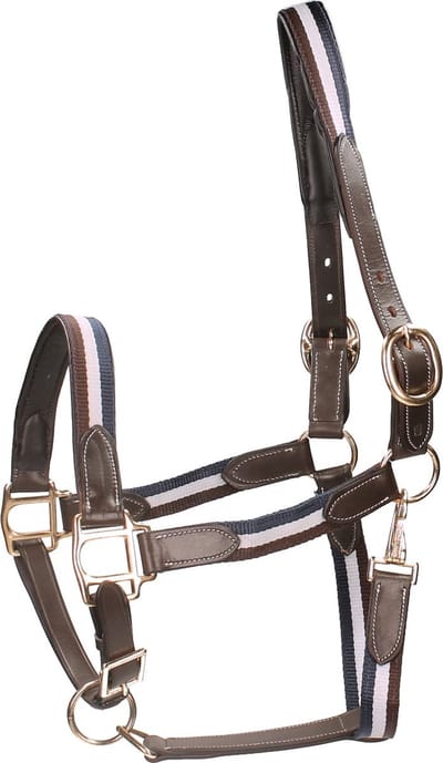 Horsegear Halster Horsegear Finn Donkerblauw-bruin